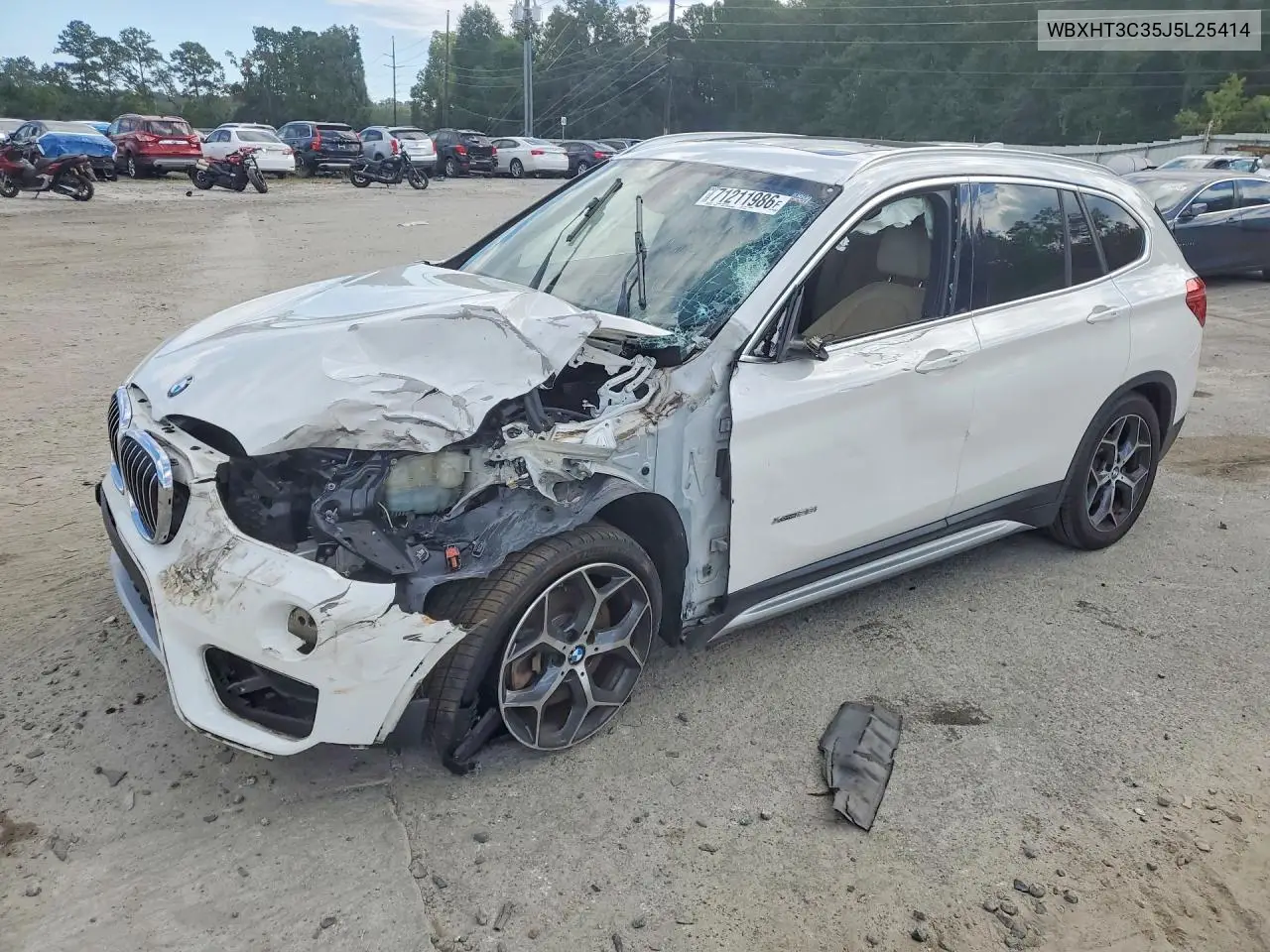 BMW X1 2018, VIN WBXHT3C35J5L25414