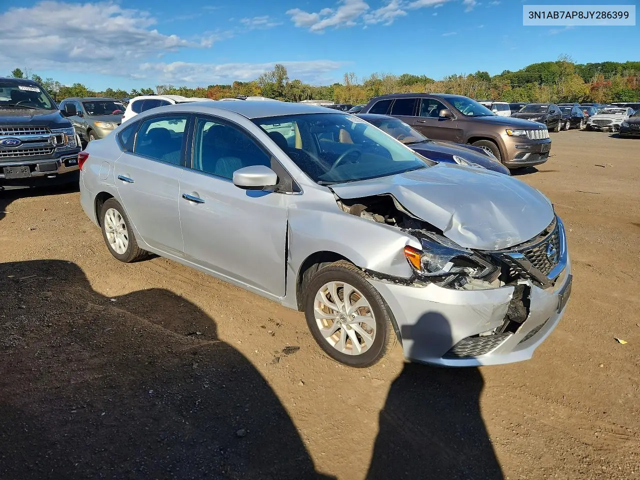 2018 NISSAN SENTRA VIN 3N1AB7AP8JY286399 — фото 4