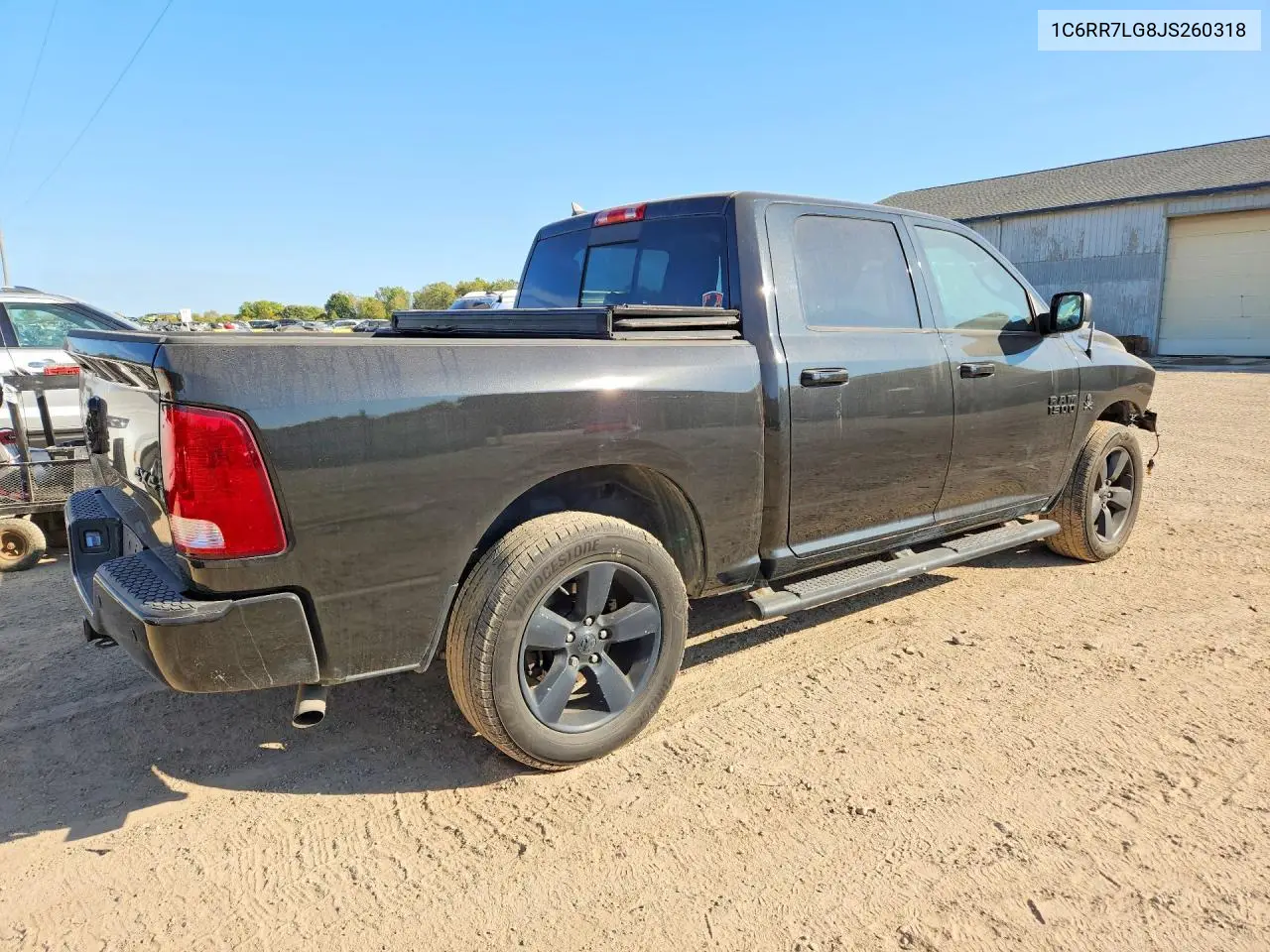 2018 RAM 1500 VIN 1C6RR7LG8JS260318 — фото 3