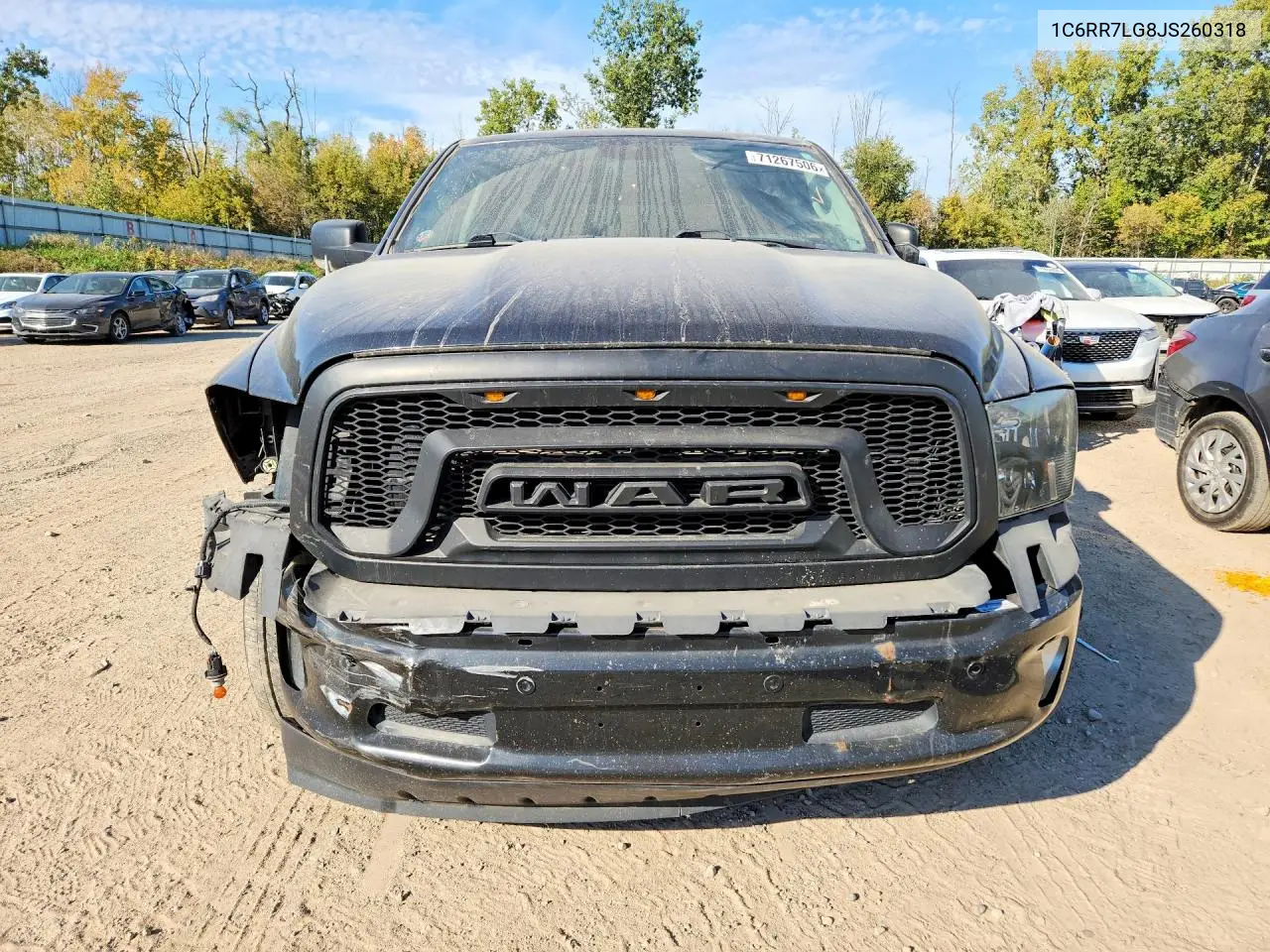 2018 RAM 1500 VIN 1C6RR7LG8JS260318 — фото 5