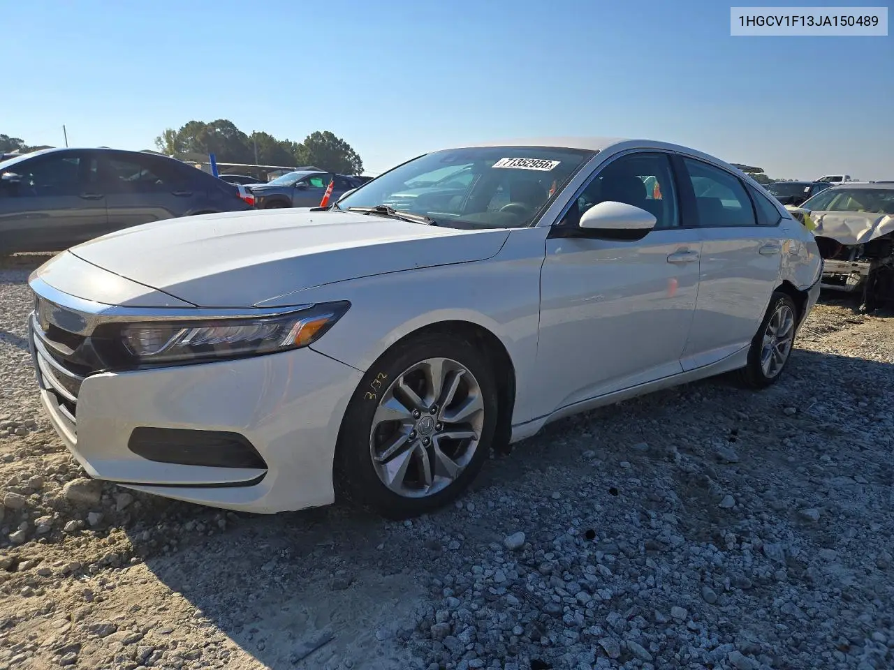 HONDA ACCORD 2018, VIN 1HGCV1F13JA150489
