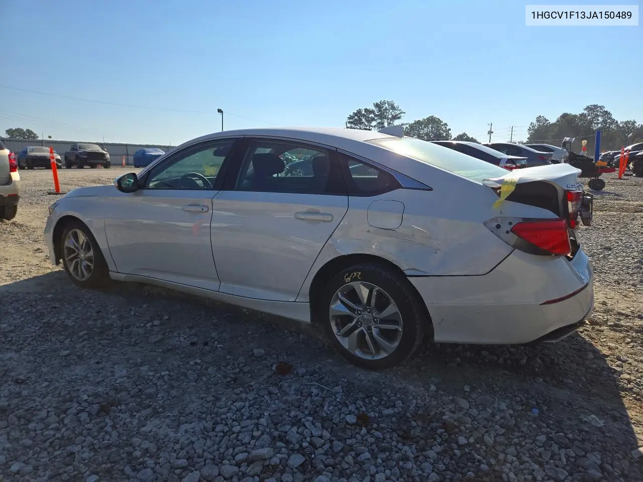 2018 HONDA ACCORD VIN 1HGCV1F13JA150489 — фото 2