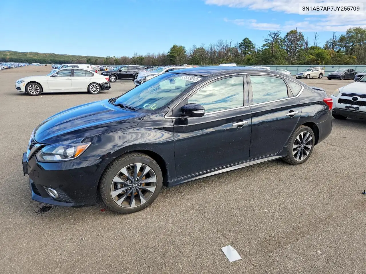 NISSAN SENTRA 2018, VIN 3N1AB7AP7JY255709