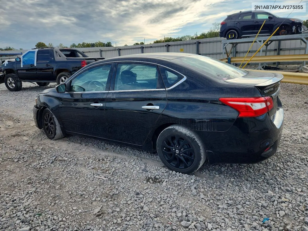2018 NISSAN SENTRA VIN 3N1AB7APXJY275355 — фото 2