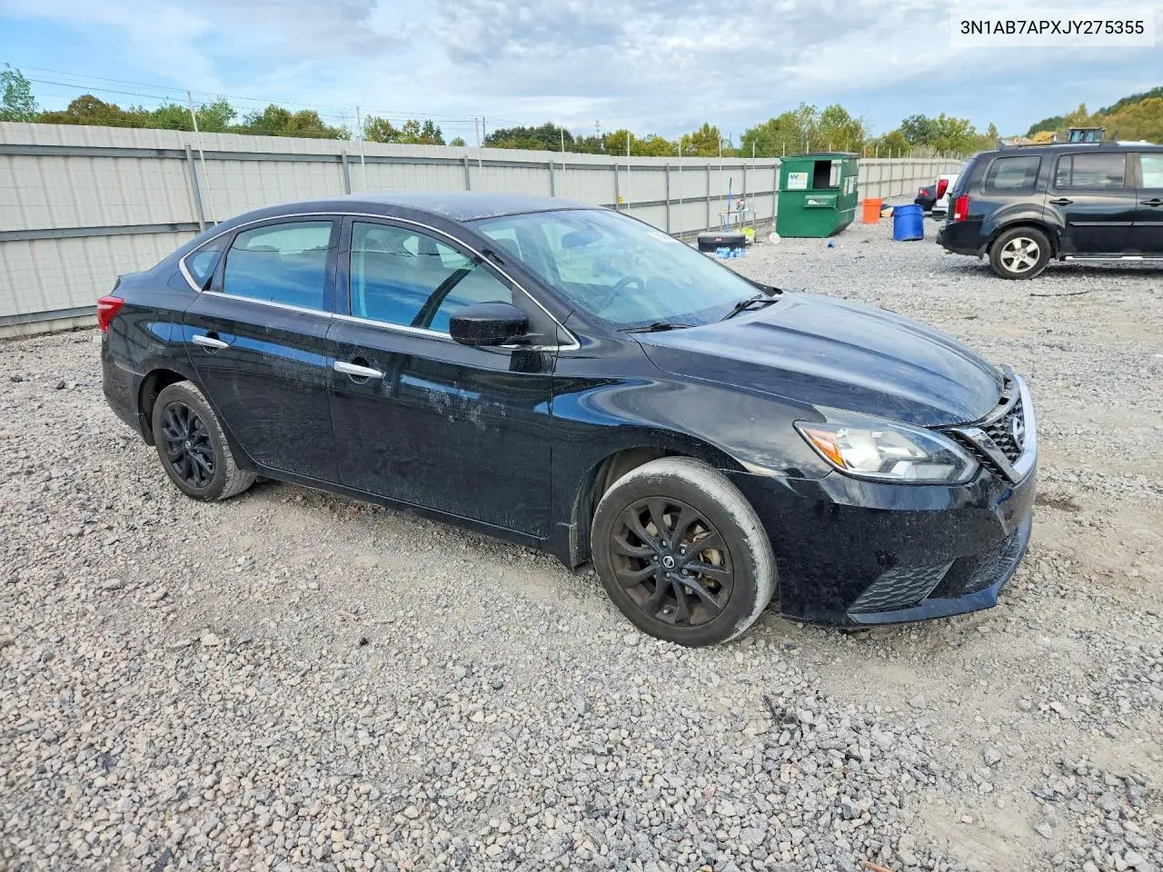2018 NISSAN SENTRA VIN 3N1AB7APXJY275355 — фото 4