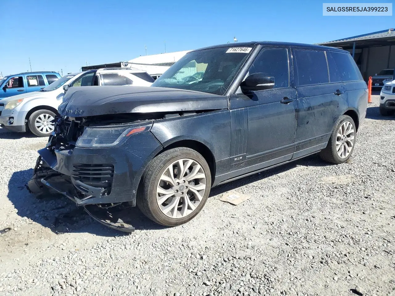 LAND ROVER RANGE ROVER 2018, VIN SALGS5RE5JA399223