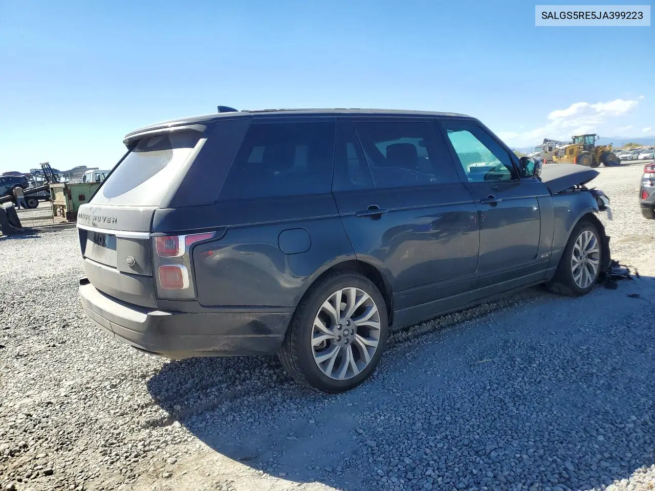 2018 LAND ROVER RANGE ROVER VIN SALGS5RE5JA399223 — фото 3