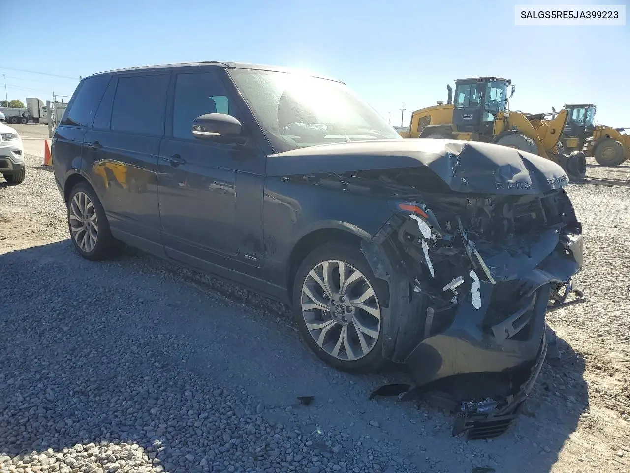 2018 LAND ROVER RANGE ROVER VIN SALGS5RE5JA399223 — фото 4