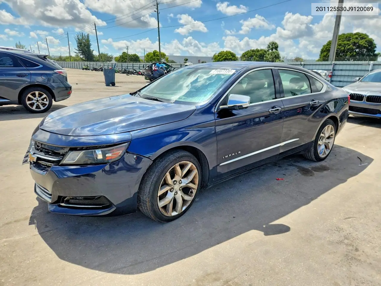 CHEVROLET IMPALA 2018, VIN 2G1125S30J9120089