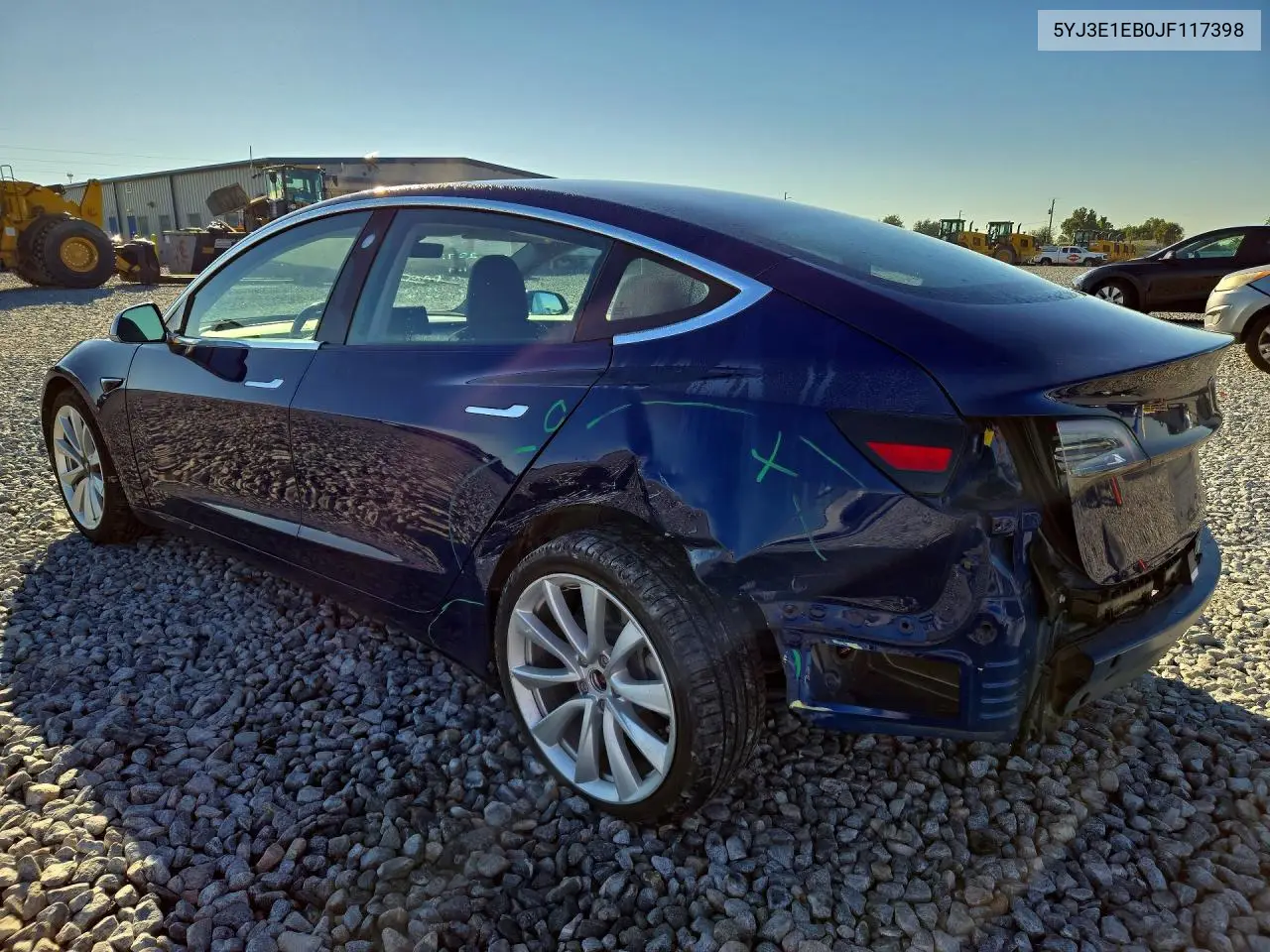 2018 TESLA MODEL 3 VIN 5YJ3E1EB0JF117398 — фото 2