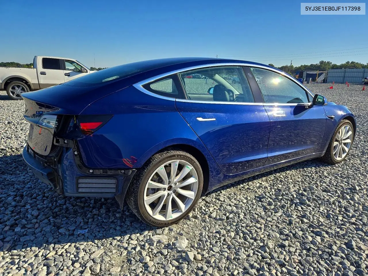2018 TESLA MODEL 3 VIN 5YJ3E1EB0JF117398 — фото 3