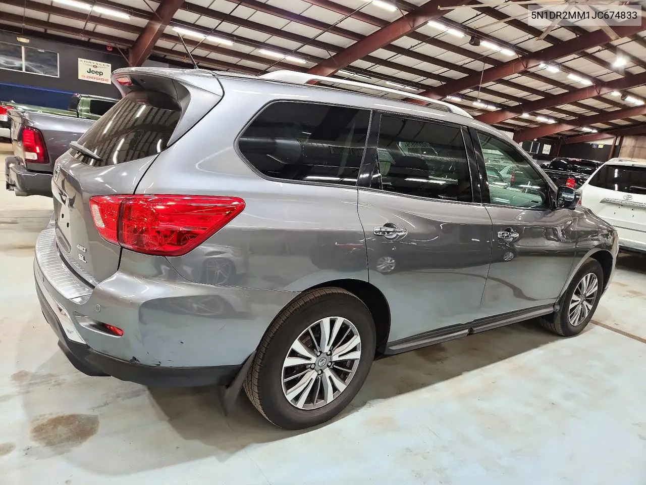 2018 NISSAN PATHFINDER VIN 5N1DR2MM1JC674833 — фото 3