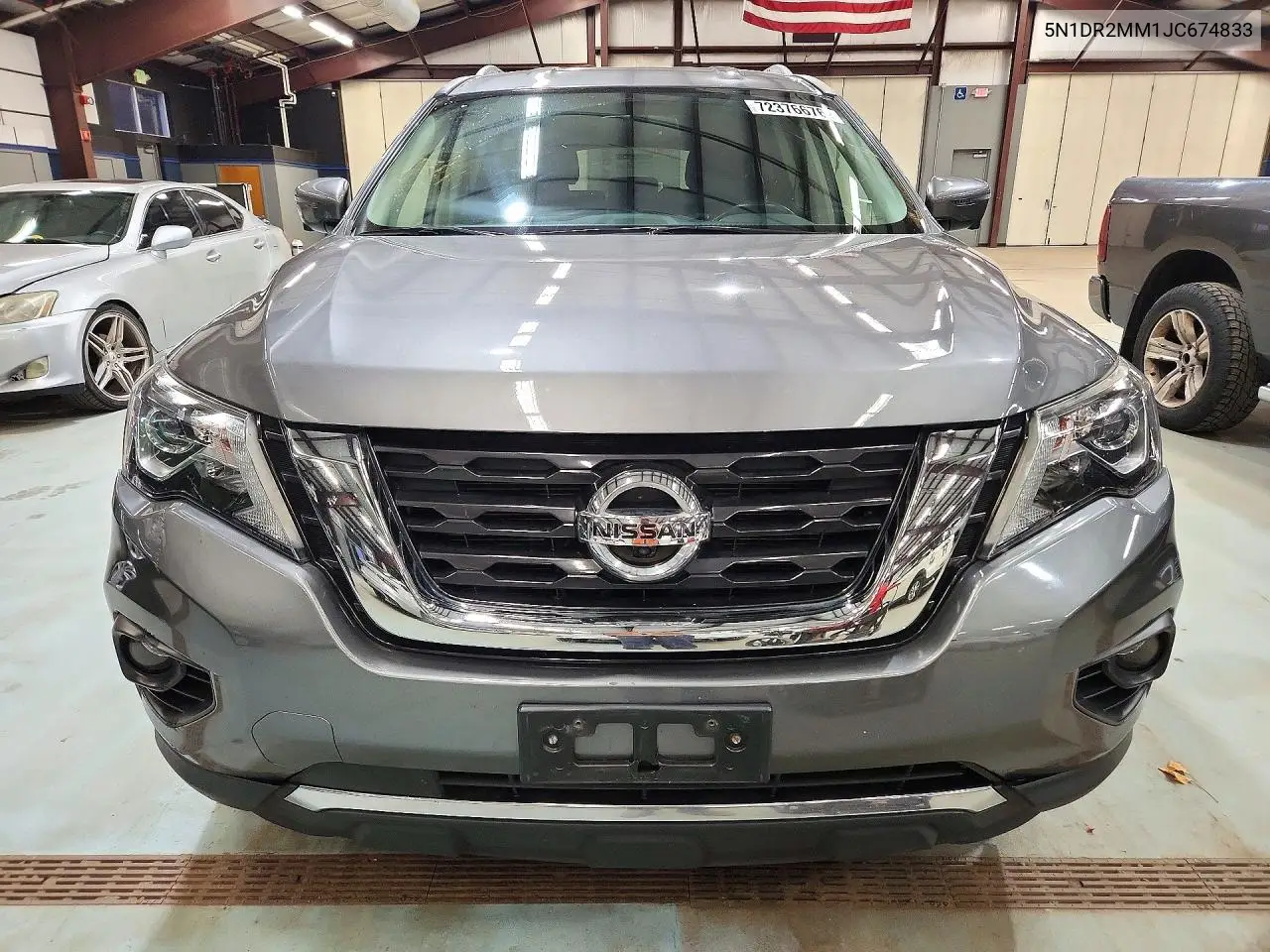 2018 NISSAN PATHFINDER VIN 5N1DR2MM1JC674833 — фото 5