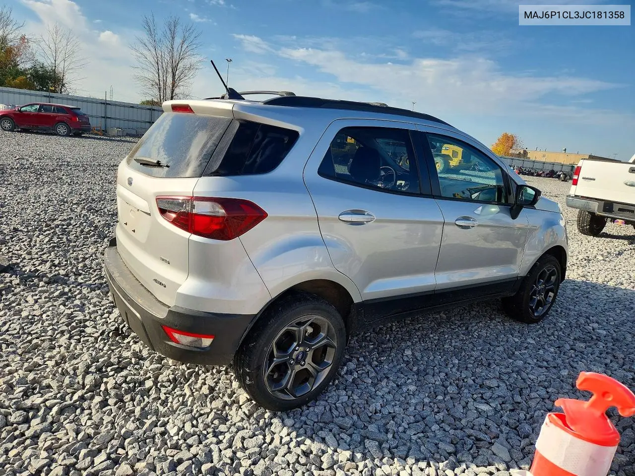 2018 FORD ECOSPORT VIN MAJ6P1CL3JC181358 — фото 3