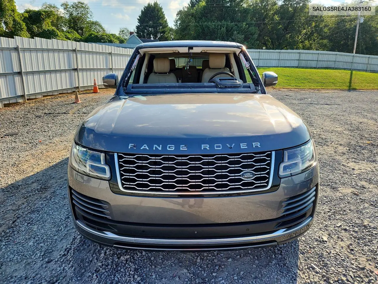 2018 LAND ROVER RANGE ROVER VIN SALGS5RE4JA383160 — фото 5