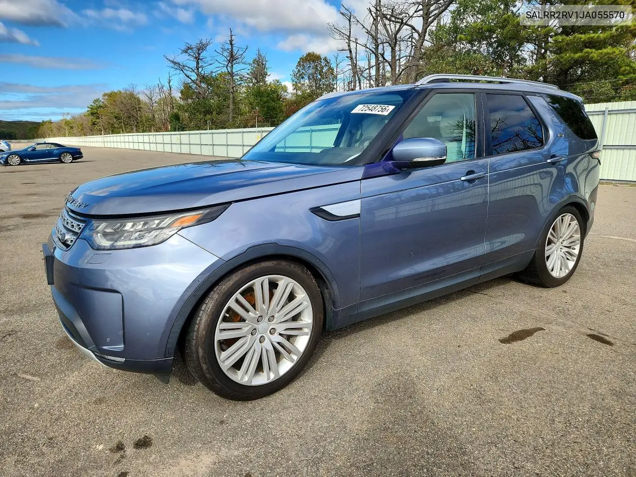 LAND ROVER DISCOVERY 2018, VIN SALRR2RV1JA055570