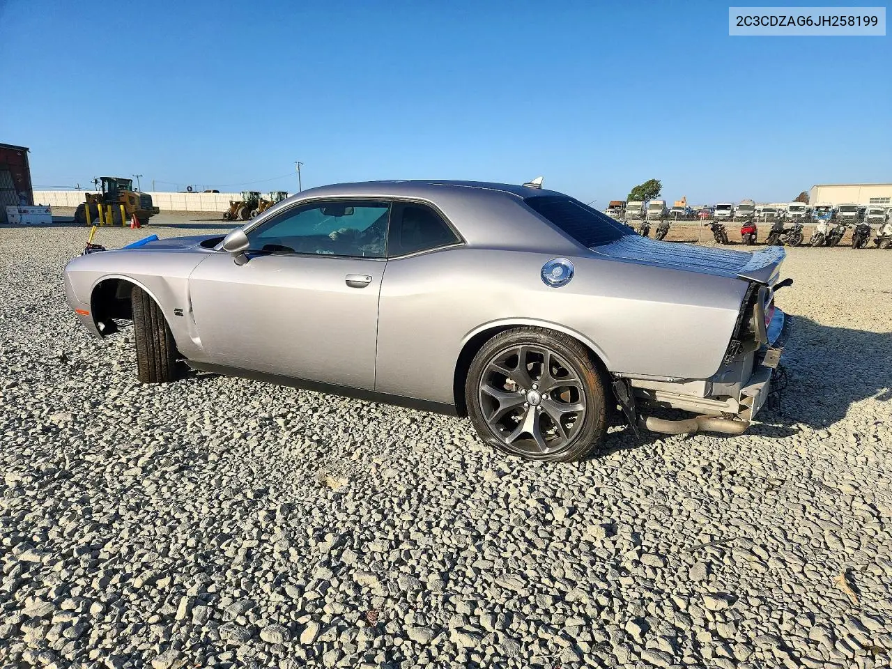 2018 DODGE CHALLENGER VIN 2C3CDZAG6JH258199 — фото 2
