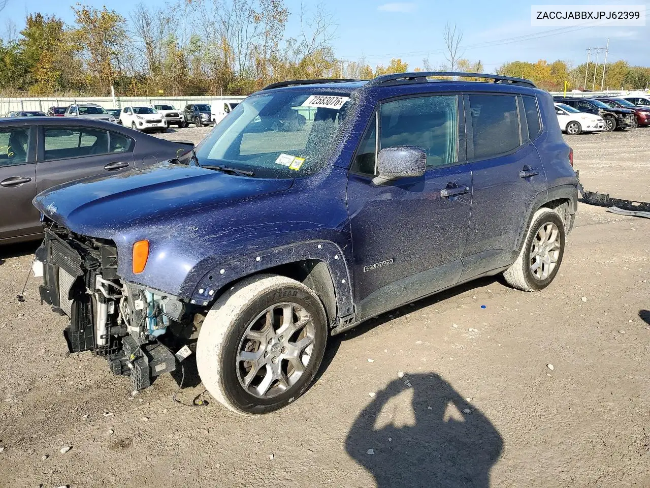 JEEP RENEGADE 2018, VIN ZACCJABBXJPJ62399
