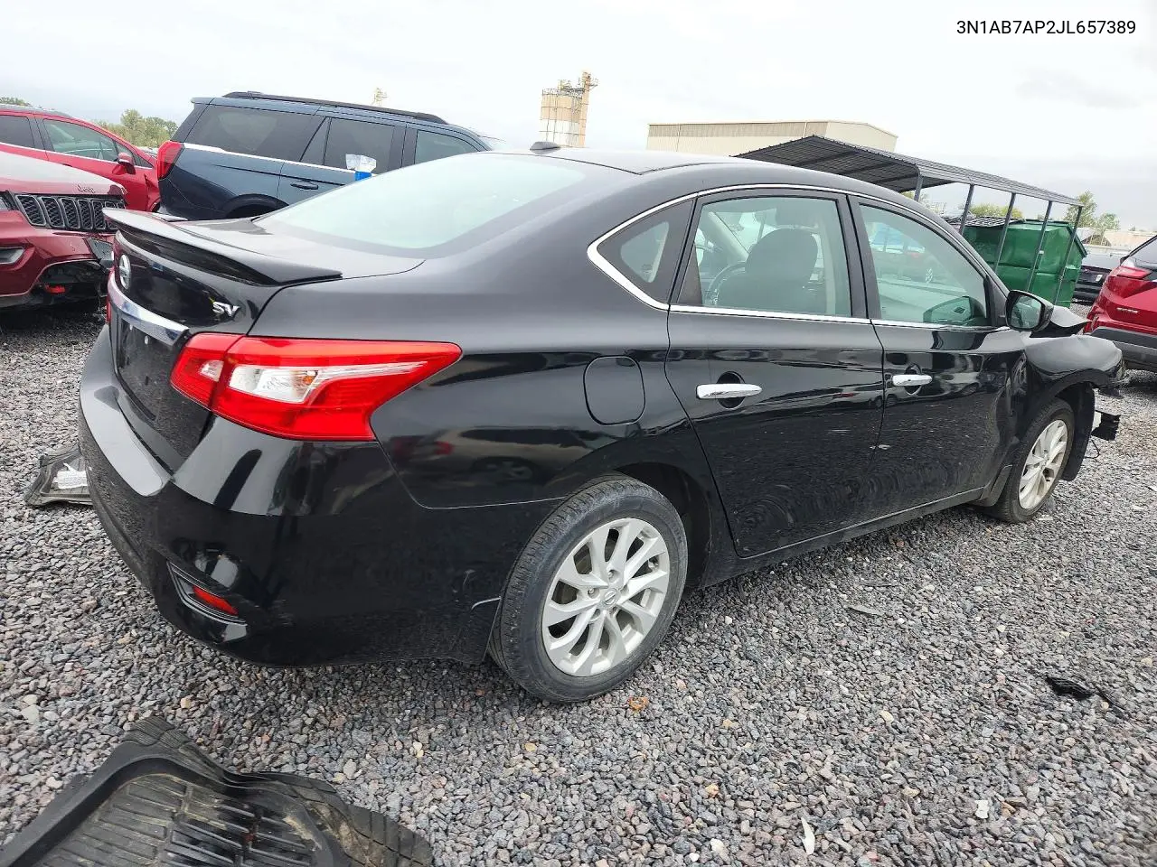2018 NISSAN SENTRA VIN 3N1AB7AP2JL657389 — фото 3
