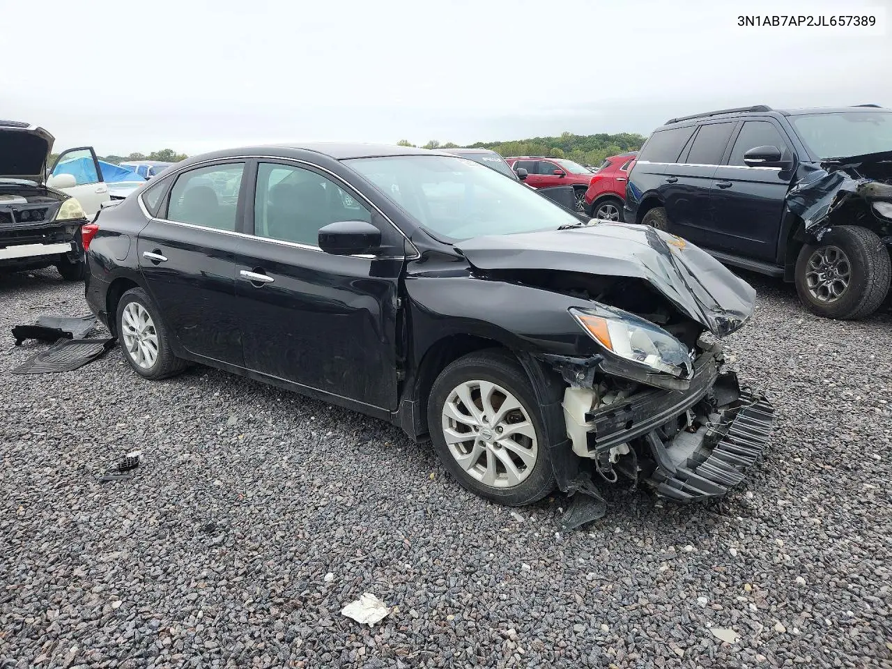 2018 NISSAN SENTRA VIN 3N1AB7AP2JL657389 — фото 4