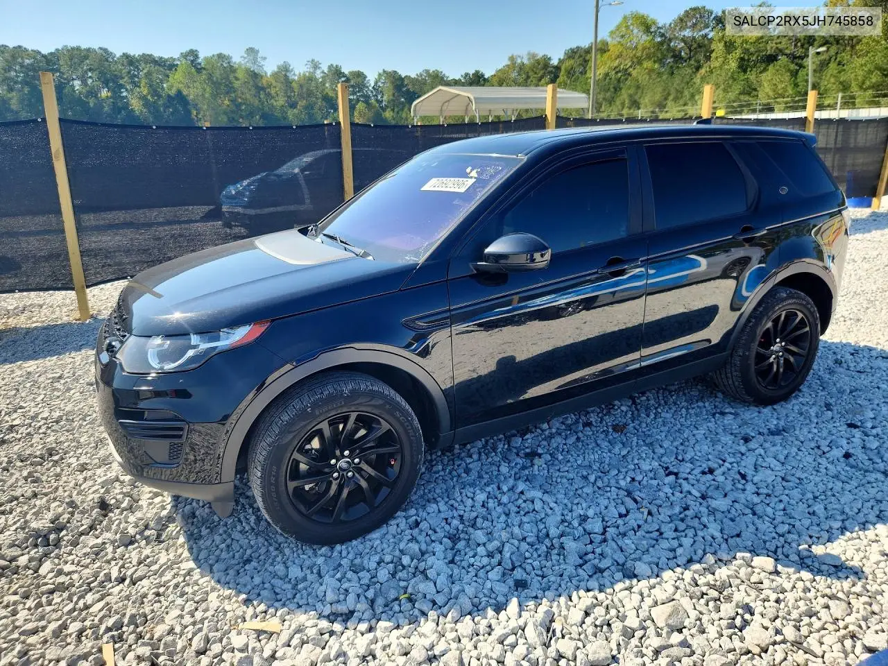 LAND ROVER DISCOVERY SPORT 2018, VIN SALCP2RX5JH745858