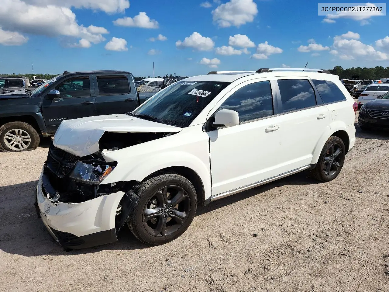 DODGE JOURNEY 2018, VIN 3C4PDCGB2JT277362