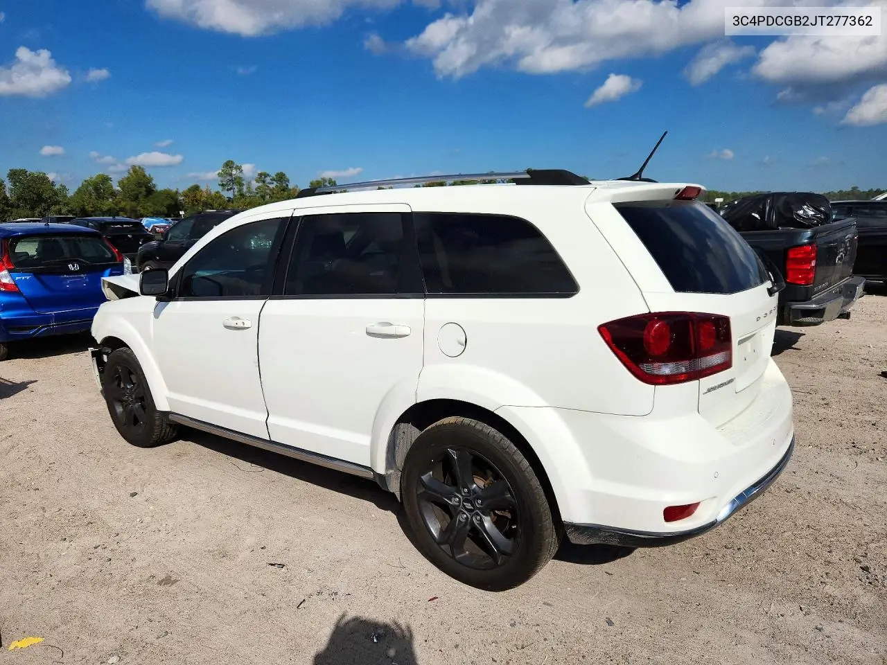 2018 DODGE JOURNEY VIN 3C4PDCGB2JT277362 — фото 2
