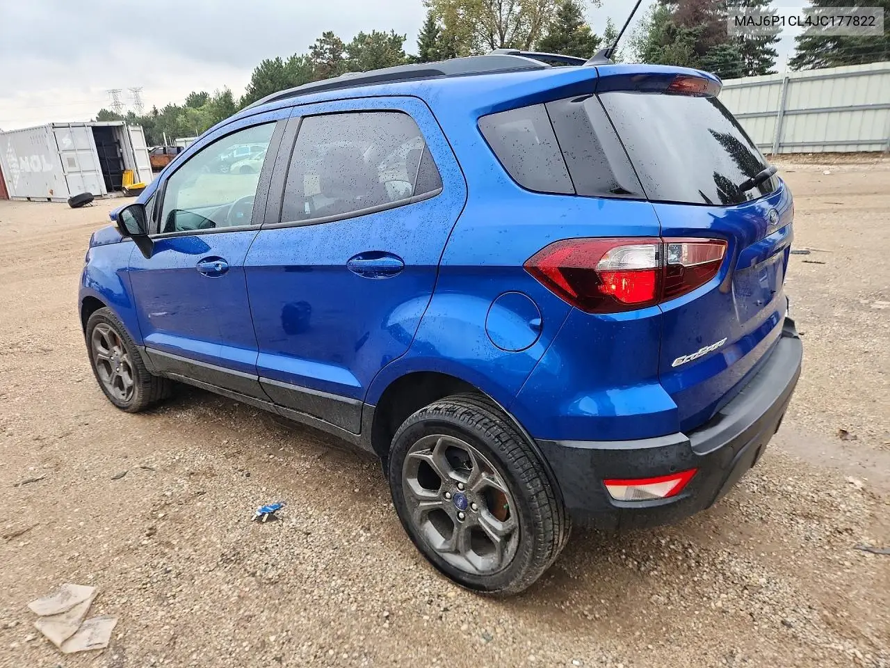 2018 FORD ECOSPORT VIN MAJ6P1CL4JC177822 — фото 2