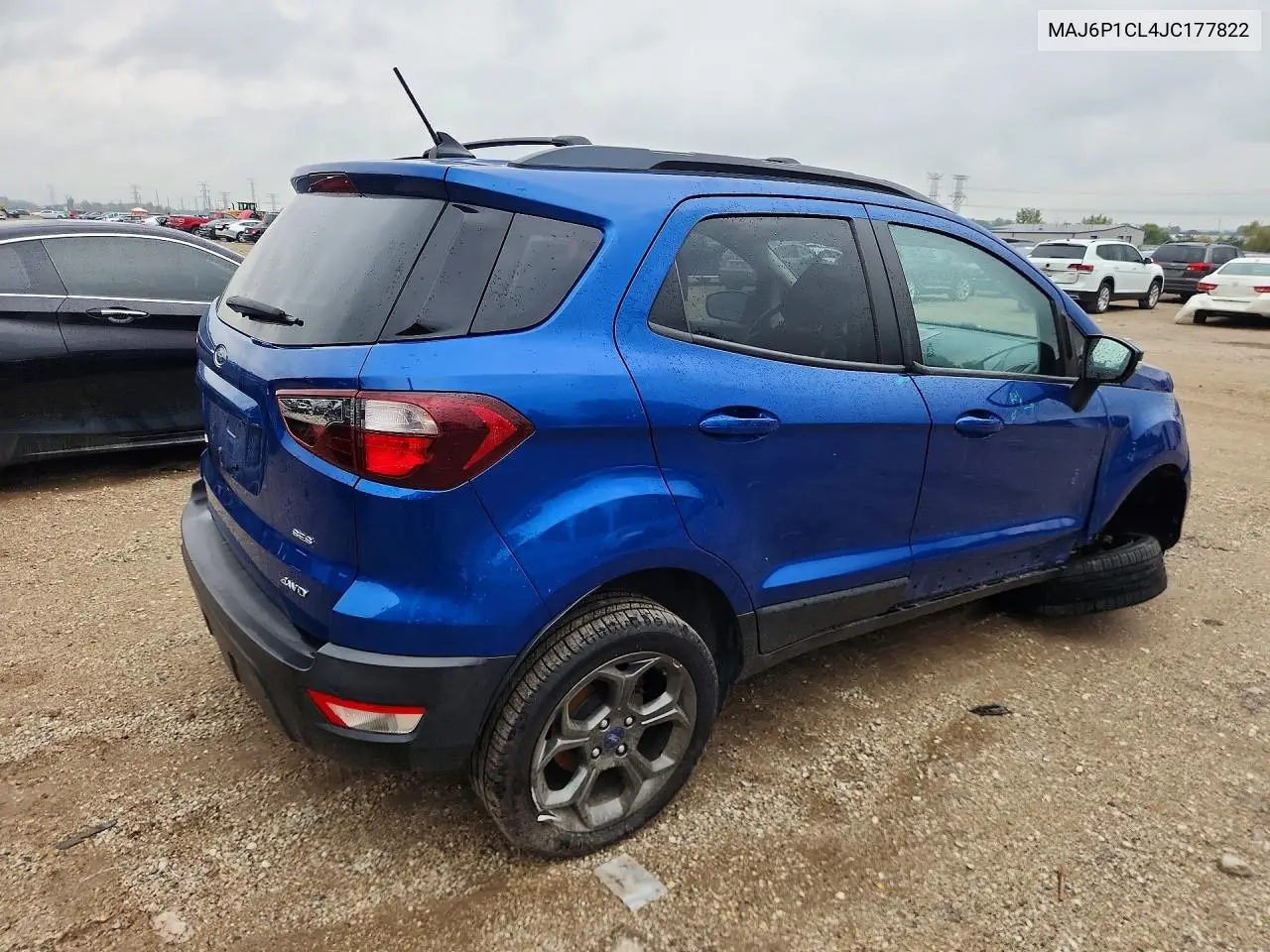 2018 FORD ECOSPORT VIN MAJ6P1CL4JC177822 — фото 3