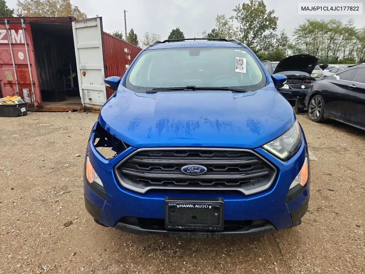 2018 FORD ECOSPORT VIN MAJ6P1CL4JC177822 — фото 5