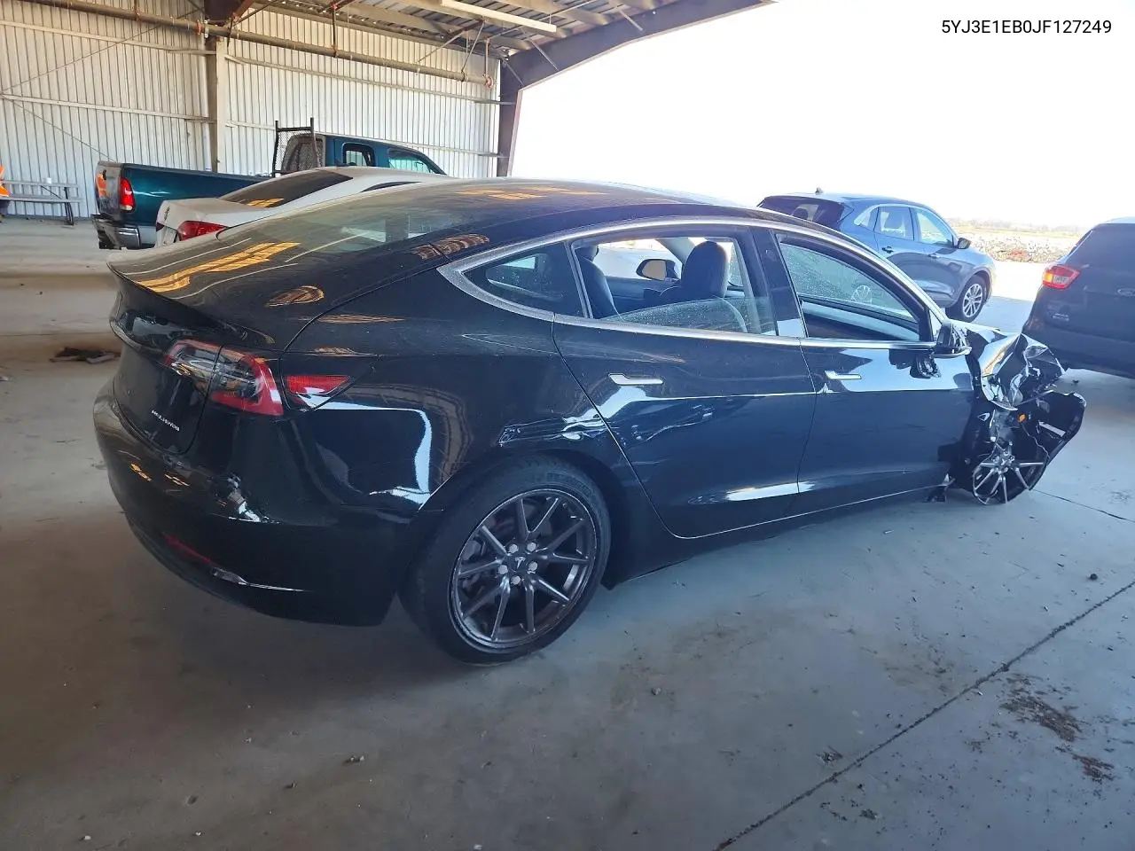 2018 TESLA MODEL 3 VIN 5YJ3E1EB0JF127249 — фото 3