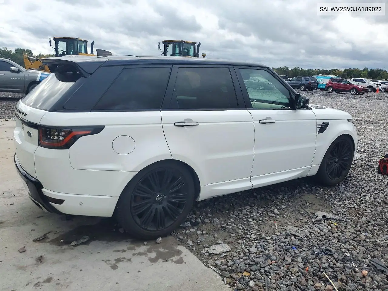2018 LAND ROVER RANGE ROVER SPORT VIN SALWV2SV3JA189022 — фото 3