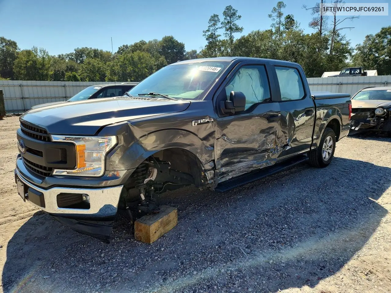 FORD F-150 2018, VIN 1FTEW1CP9JFC69261
