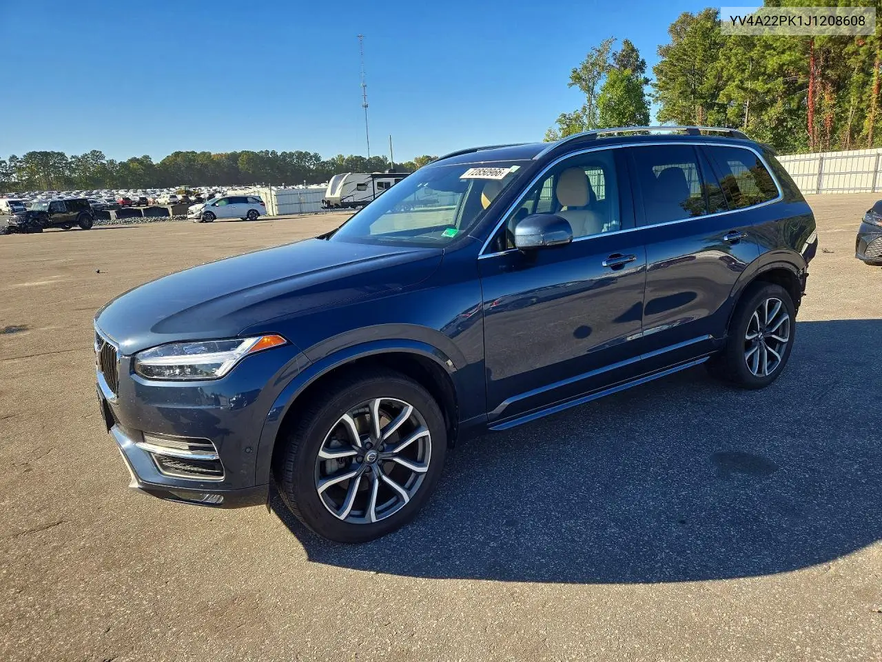VOLVO XC90 2018, VIN YV4A22PK1J1208608