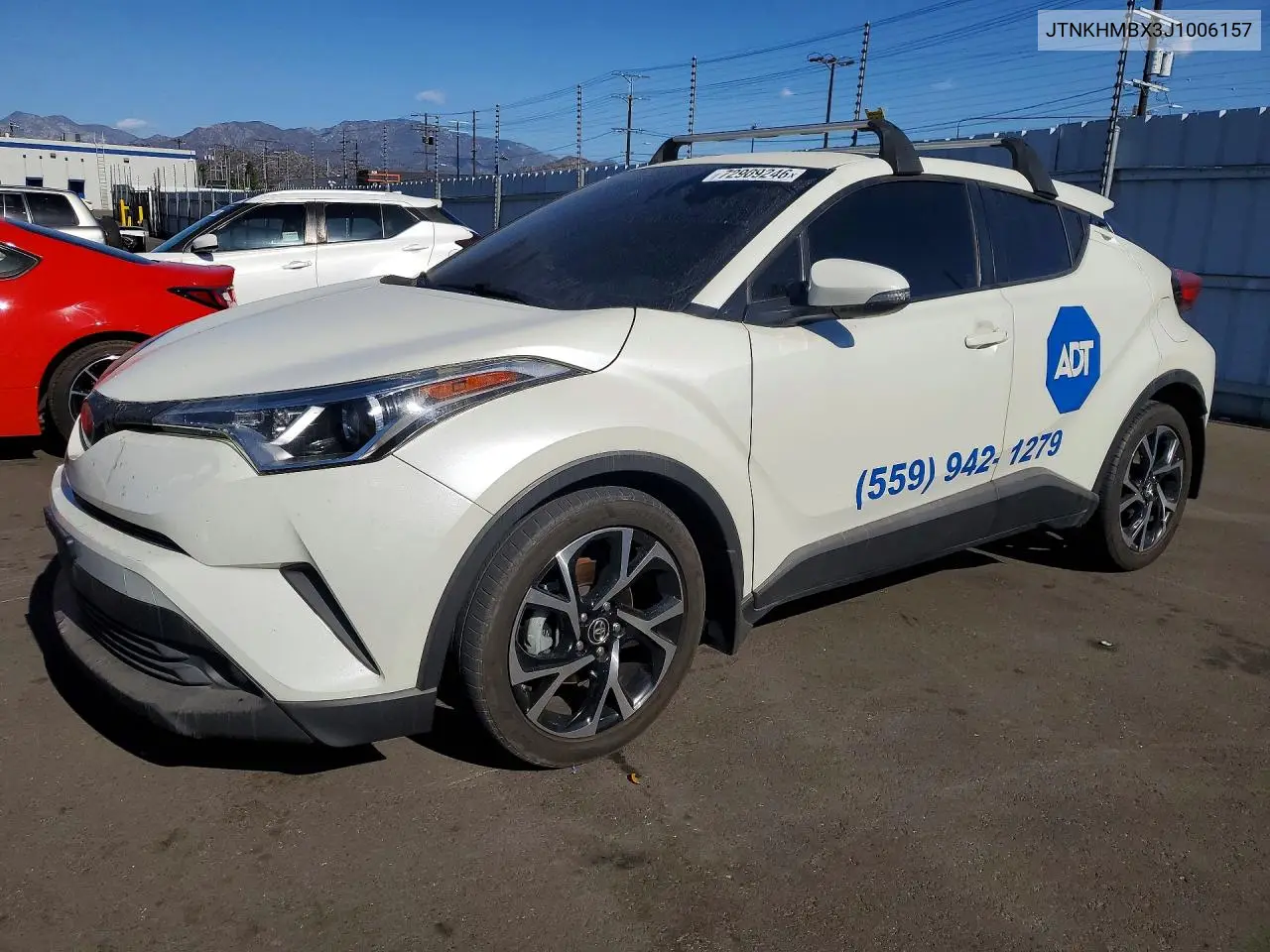 TOYOTA C-HR 2018, VIN JTNKHMBX3J1006157