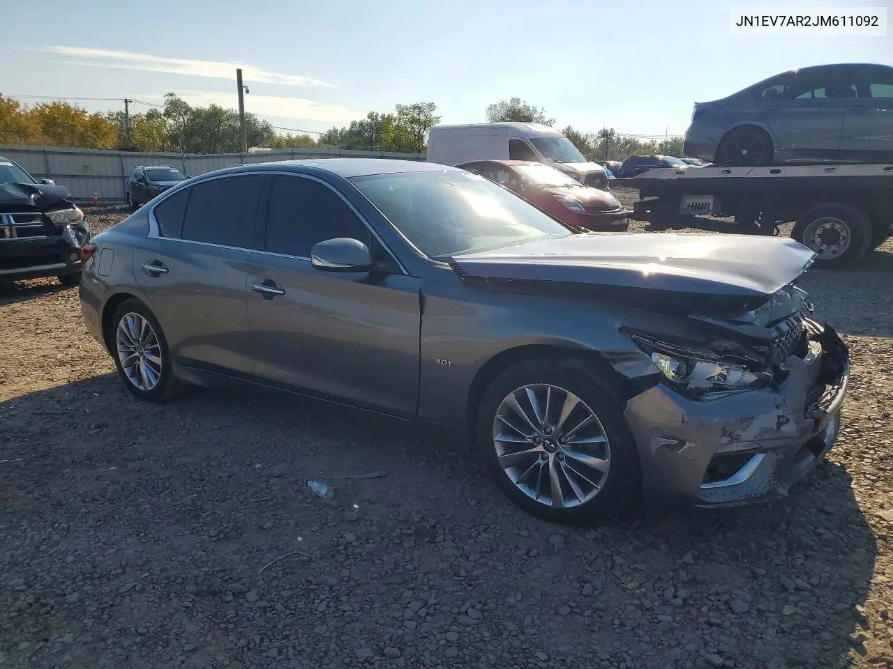 2018 INFINITI Q50 VIN JN1EV7AR2JM611092 — фото 4