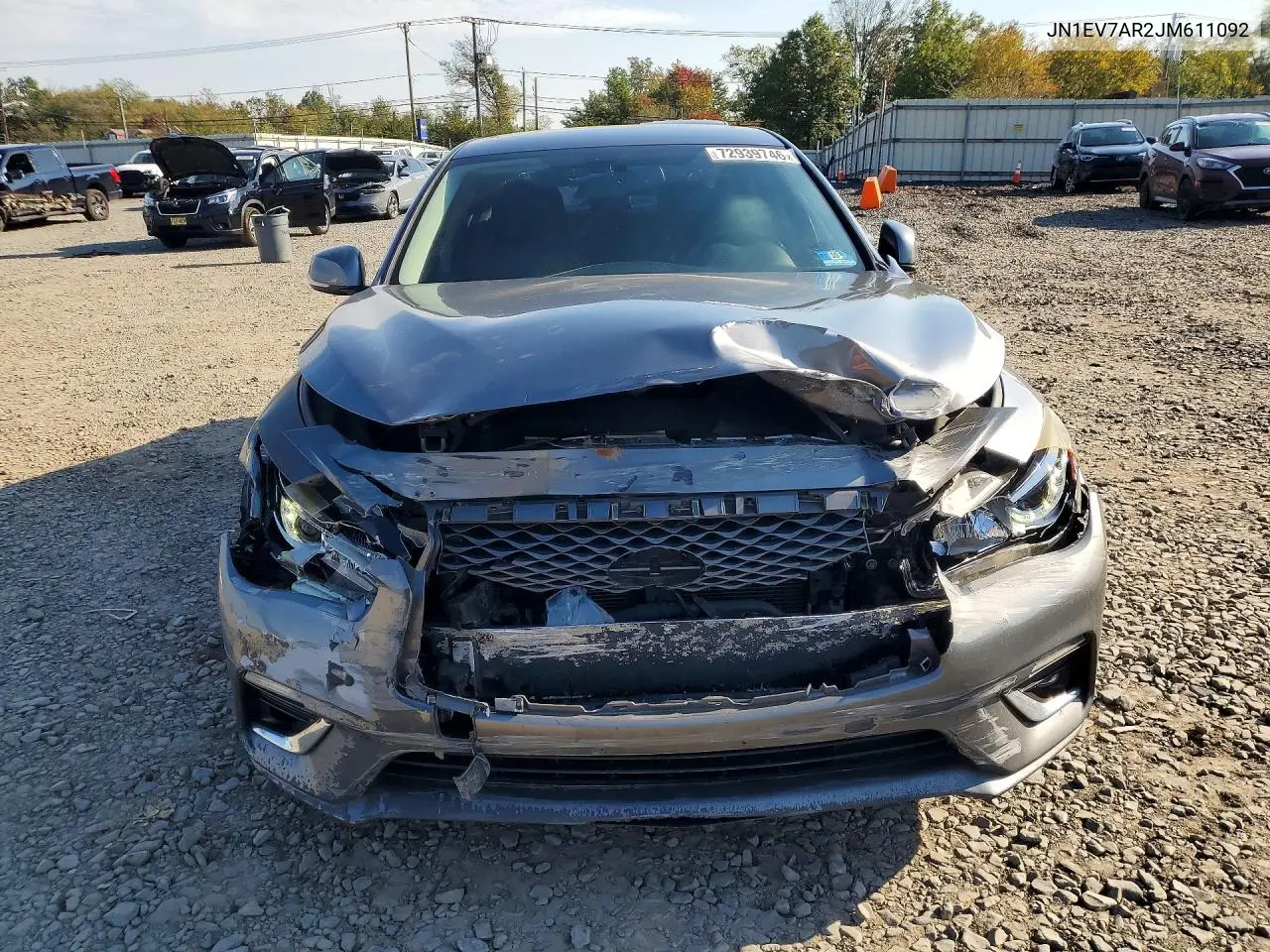 2018 INFINITI Q50 VIN JN1EV7AR2JM611092 — фото 5
