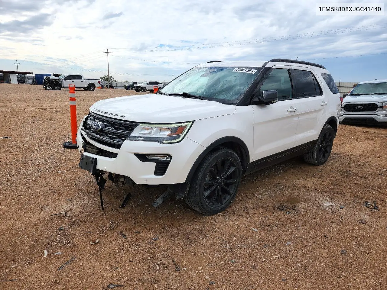 2018 FORD EXPLORER VIN 1FM5K8D8XJGC41440 — фото 5