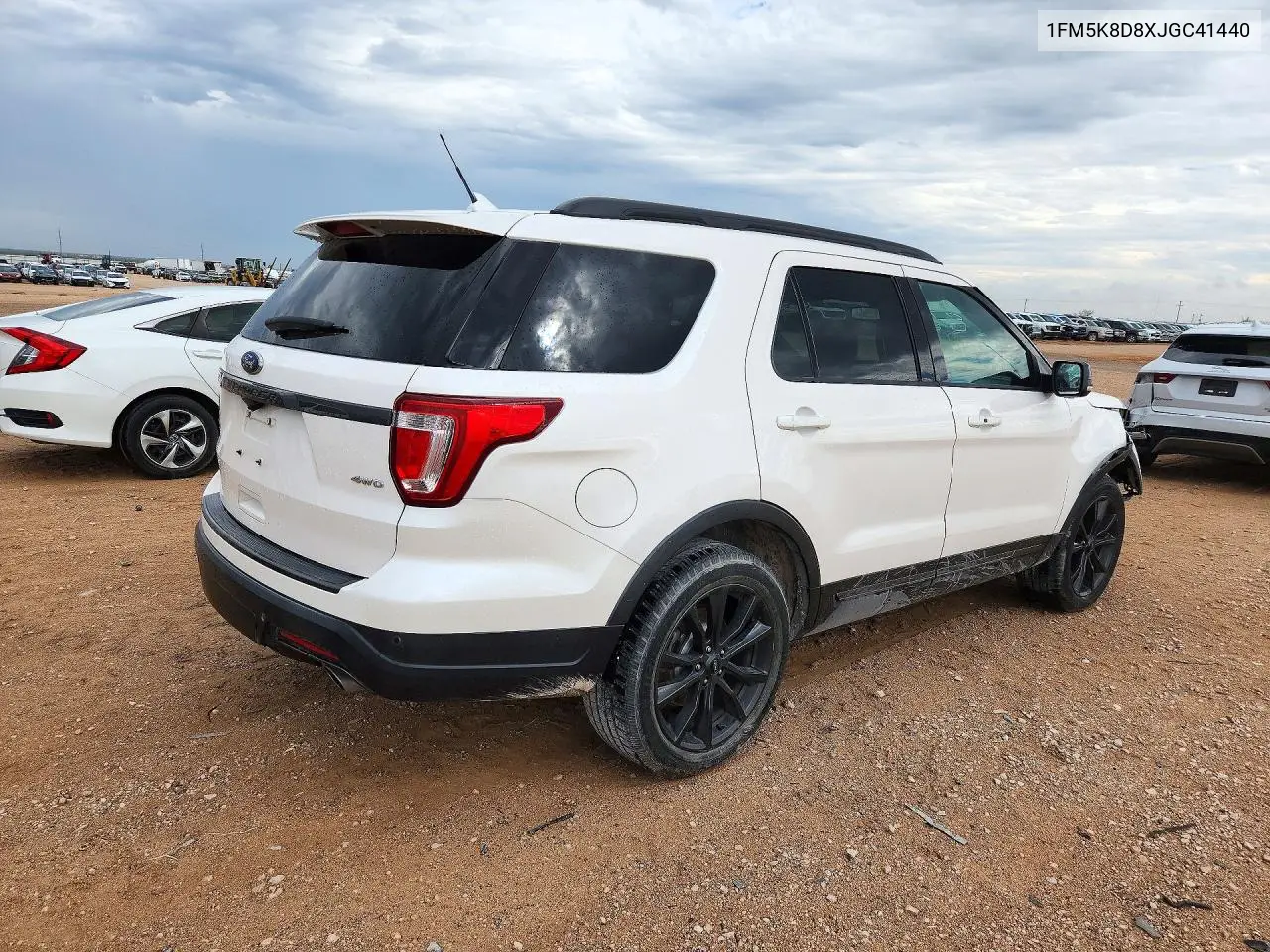 2018 FORD EXPLORER VIN 1FM5K8D8XJGC41440 — фото 4