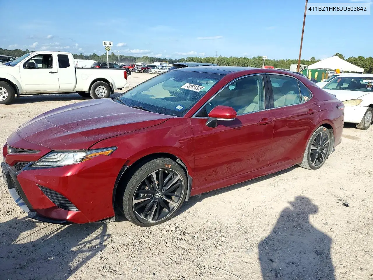 TOYOTA CAMRY 2018, VIN 4T1BZ1HK8JU503842