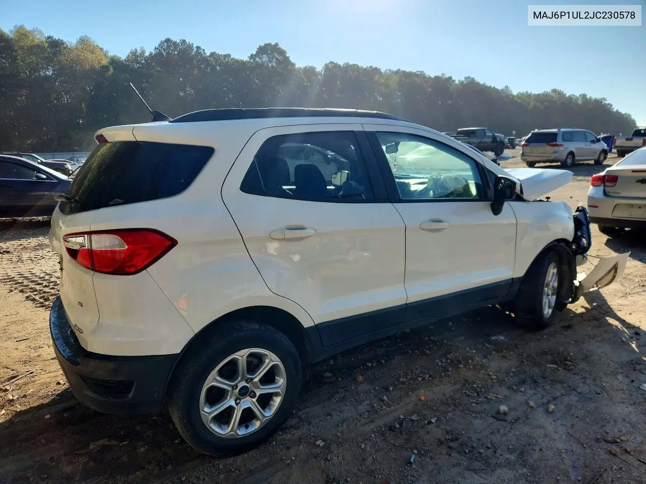 2018 FORD ECOSPORT VIN MAJ6P1UL2JC230578 — фото 3