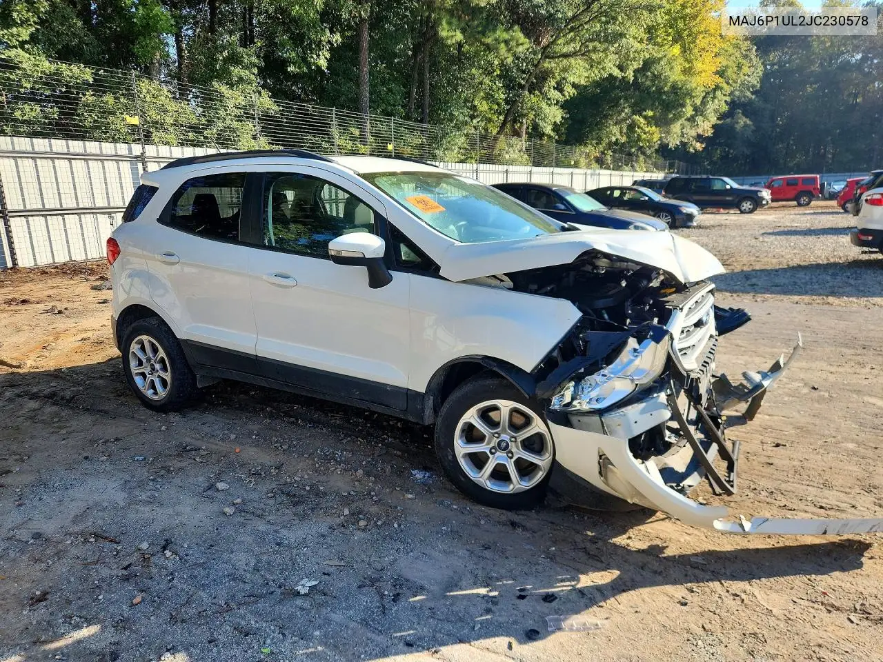 2018 FORD ECOSPORT VIN MAJ6P1UL2JC230578 — фото 4