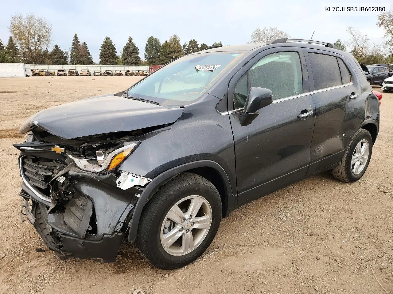 CHEVROLET TRAX 2018, VIN KL7CJLSB5JB662380