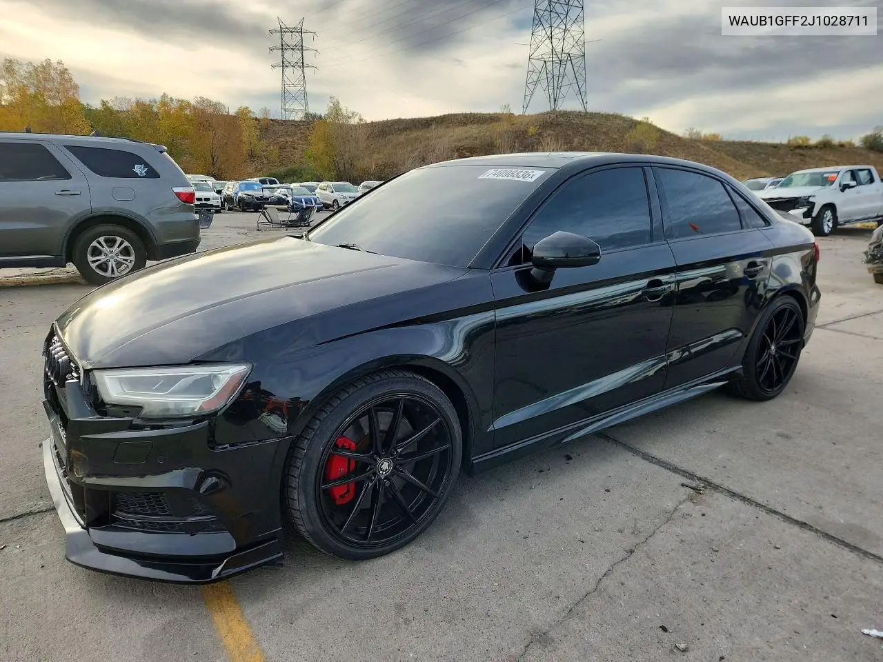 AUDI S3 2018, VIN WAUB1GFF2J1028711