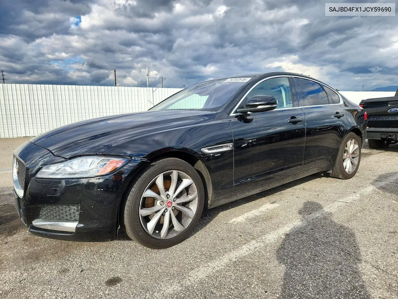 JAGUAR XF 2018, VIN SAJBD4FX1JCY59690