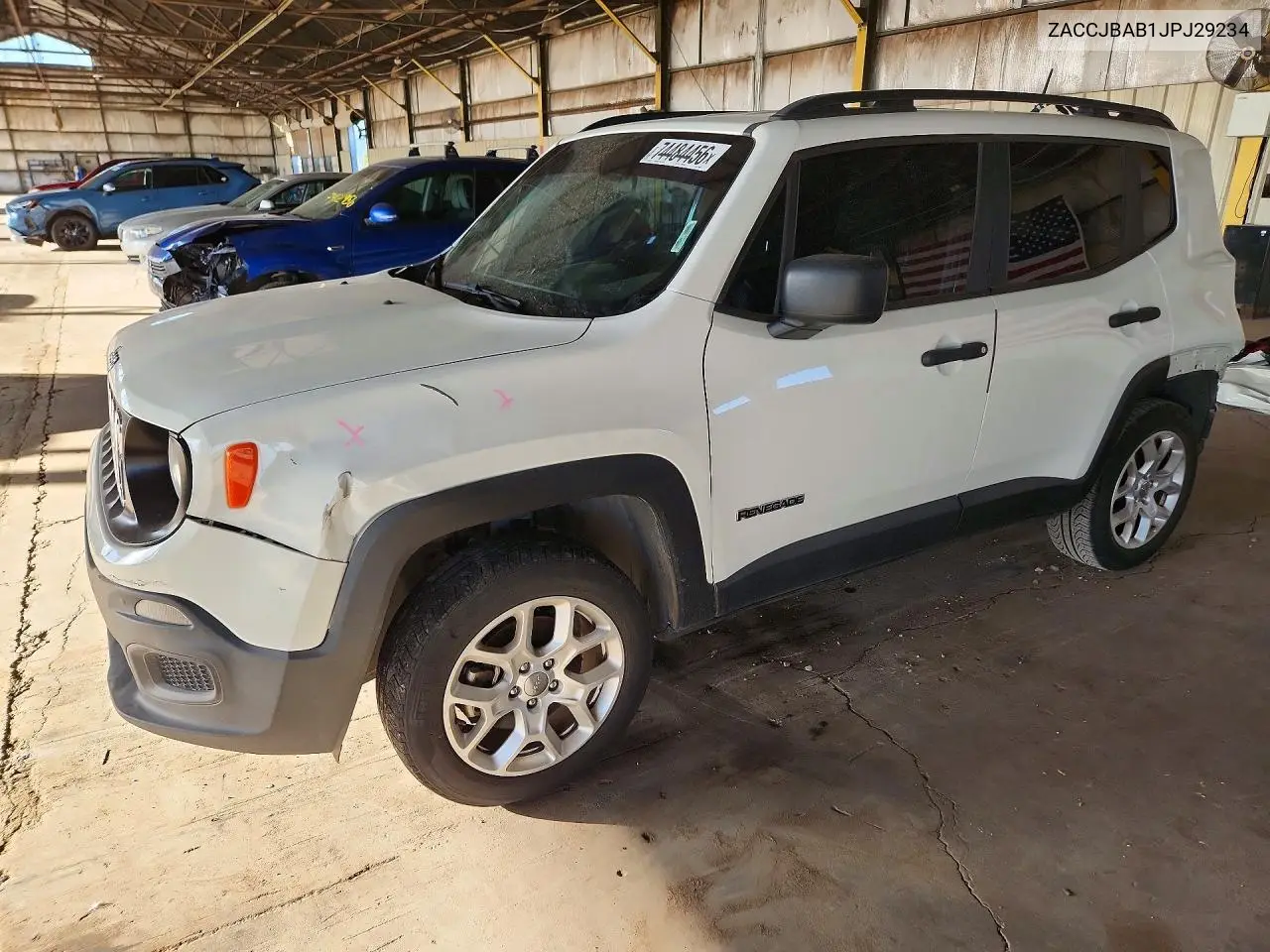 JEEP RENEGADE 2018, VIN ZACCJBAB1JPJ29234