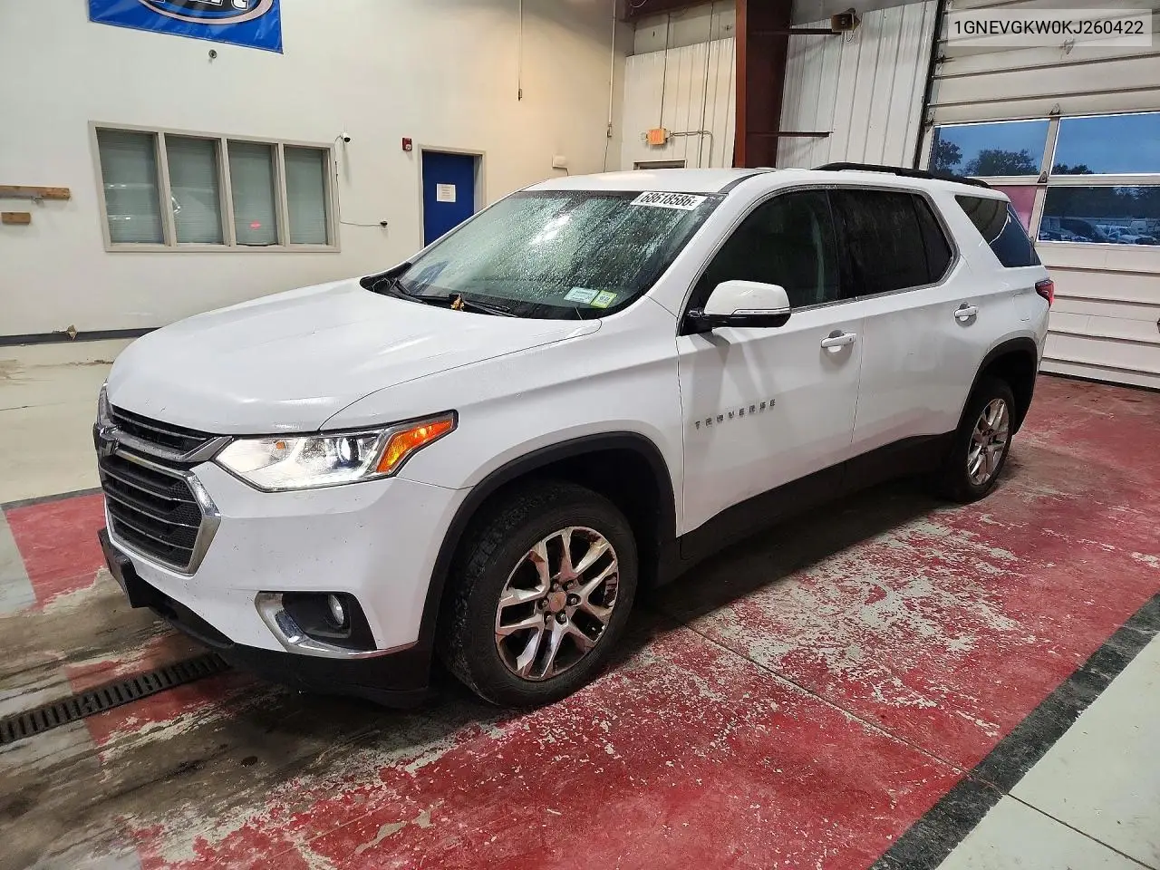 CHEVROLET TRAVERSE 2019, VIN 1GNEVGKW0KJ260422