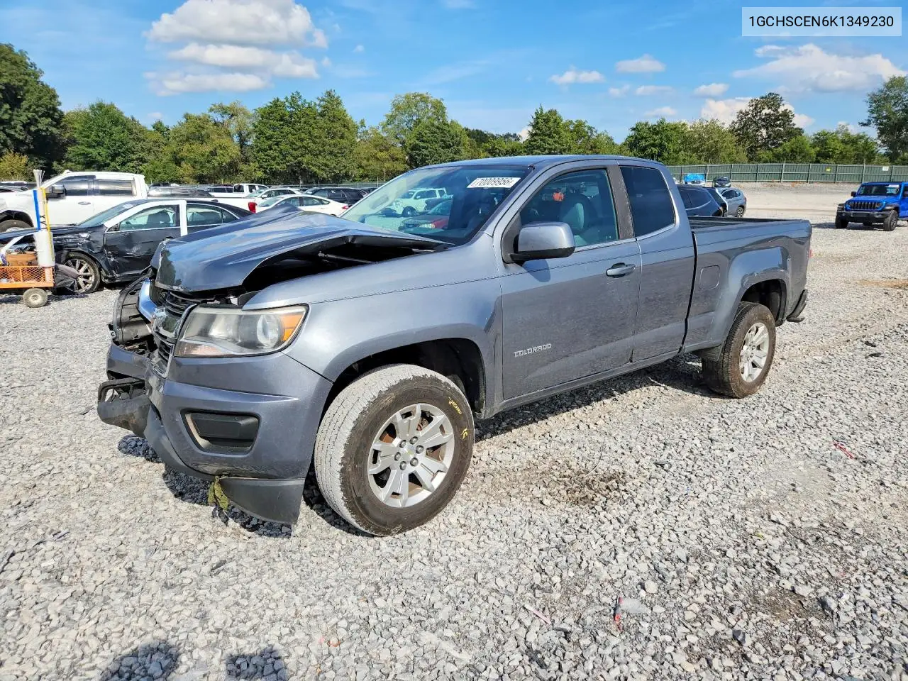 CHEVROLET COLORADO 2019, VIN 1GCHSCEN6K1349230