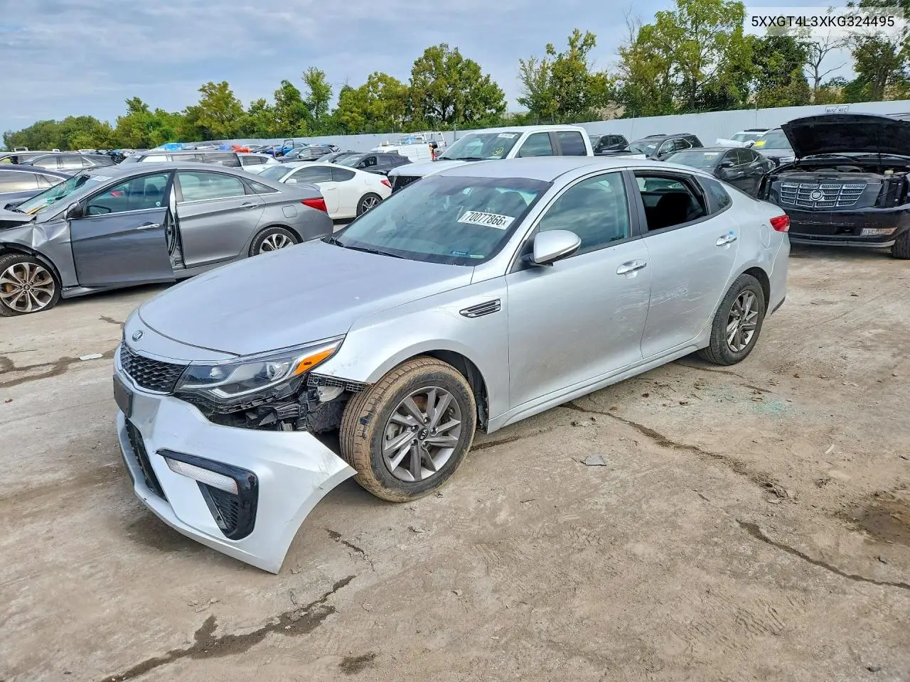KIA OPTIMA 2019, VIN 5XXGT4L3XKG324495
