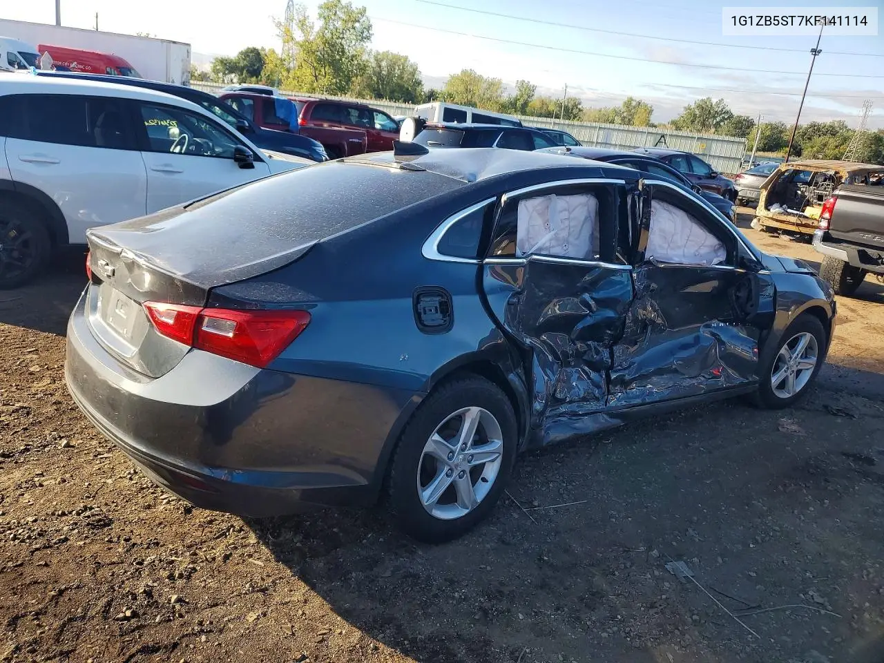 2019 CHEVROLET MALIBU VIN 1G1ZB5ST7KF141114 — фото 3
